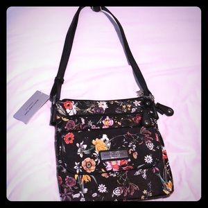 Marc New York Black Floral Crossbody
